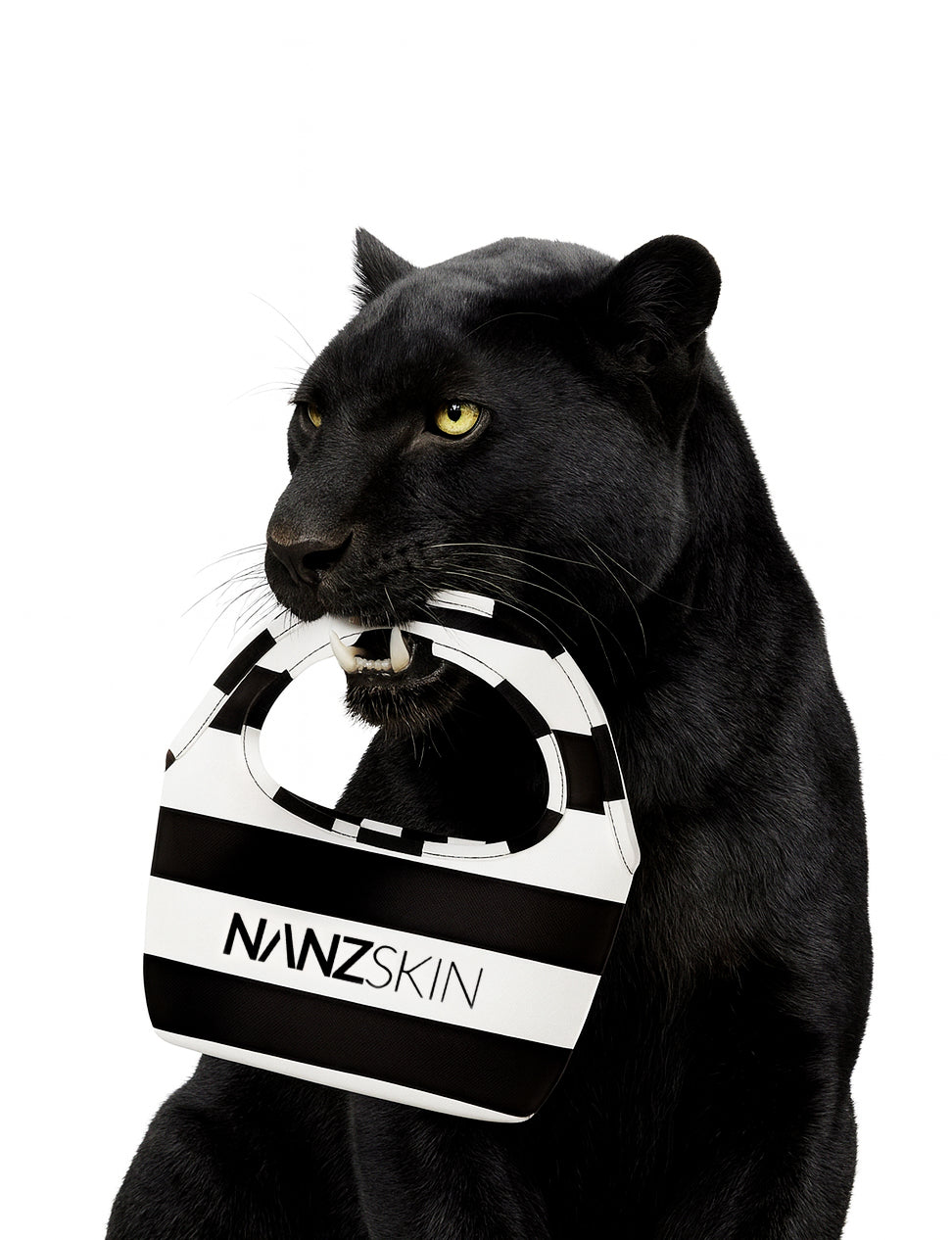 NANZ Milano Compacte Tote van Gekorreld Leer - Bordeauxrood