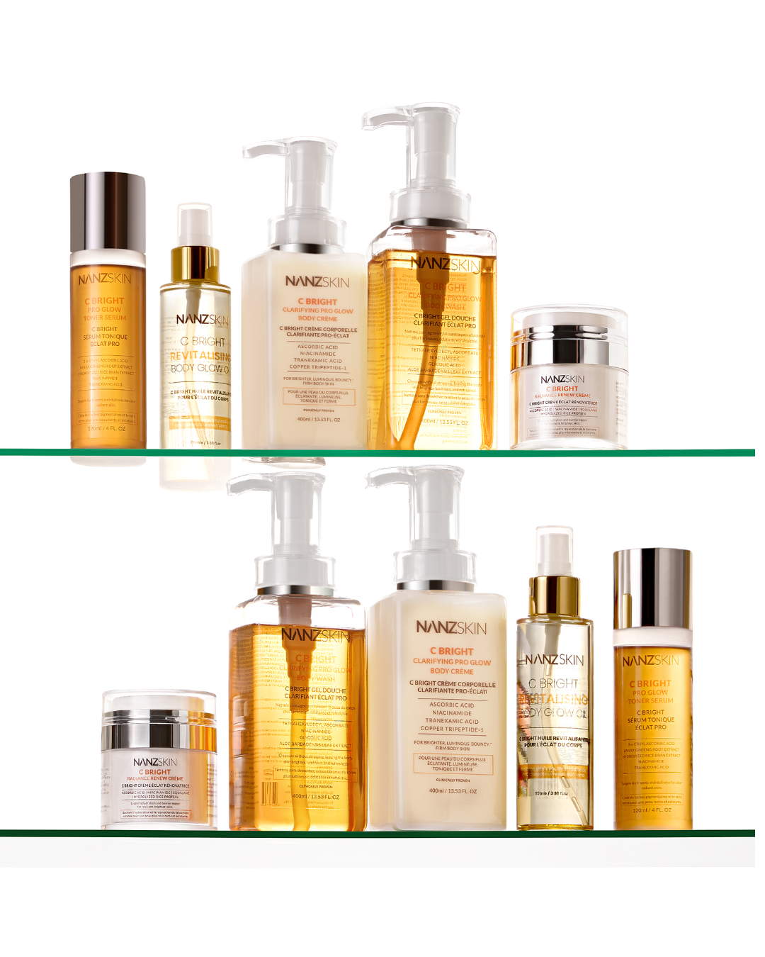 C BRIGHT BUNDLE. 1 WEEK TO BRIGHTER RADIANT SKIN (FACE / BODY)