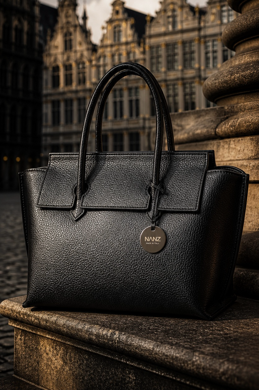 NANZ Panache Classic Black Bag