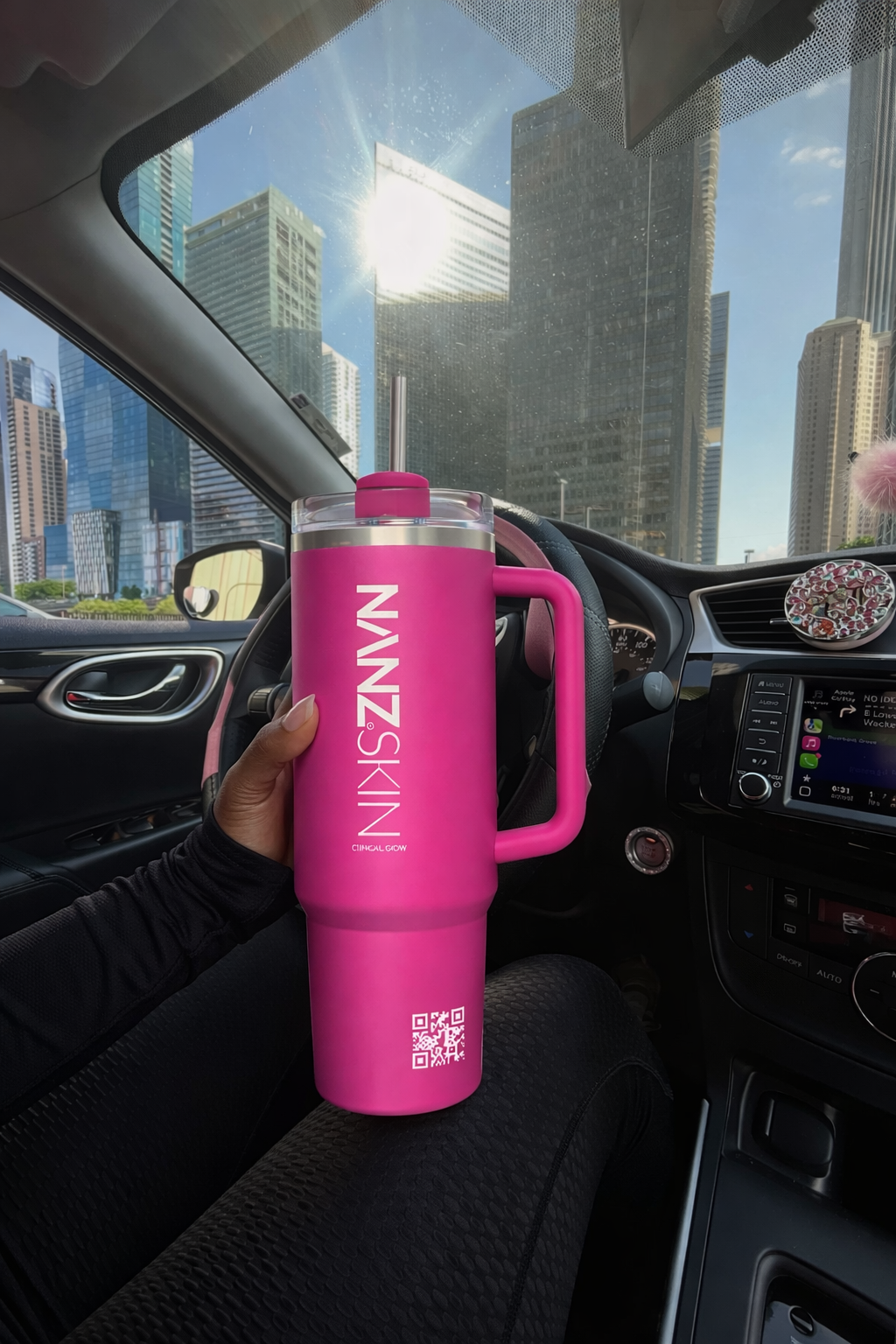 NANZSKIN Signature Insulated Bottle - Rose