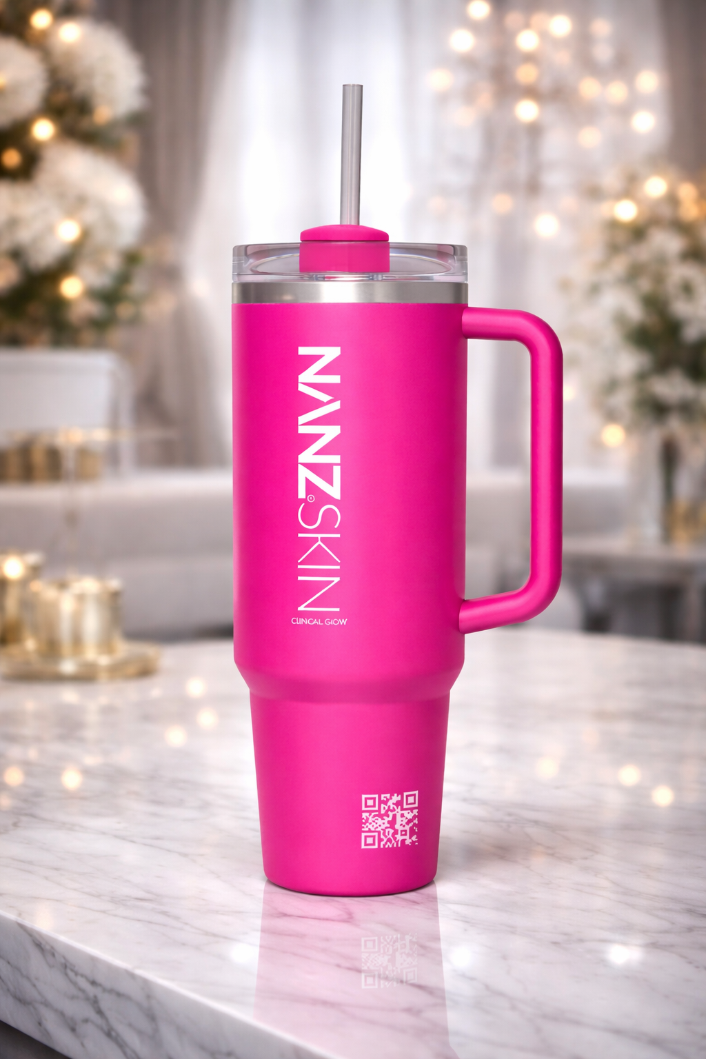 NANZSKIN Signature Insulated Bottle - Rose