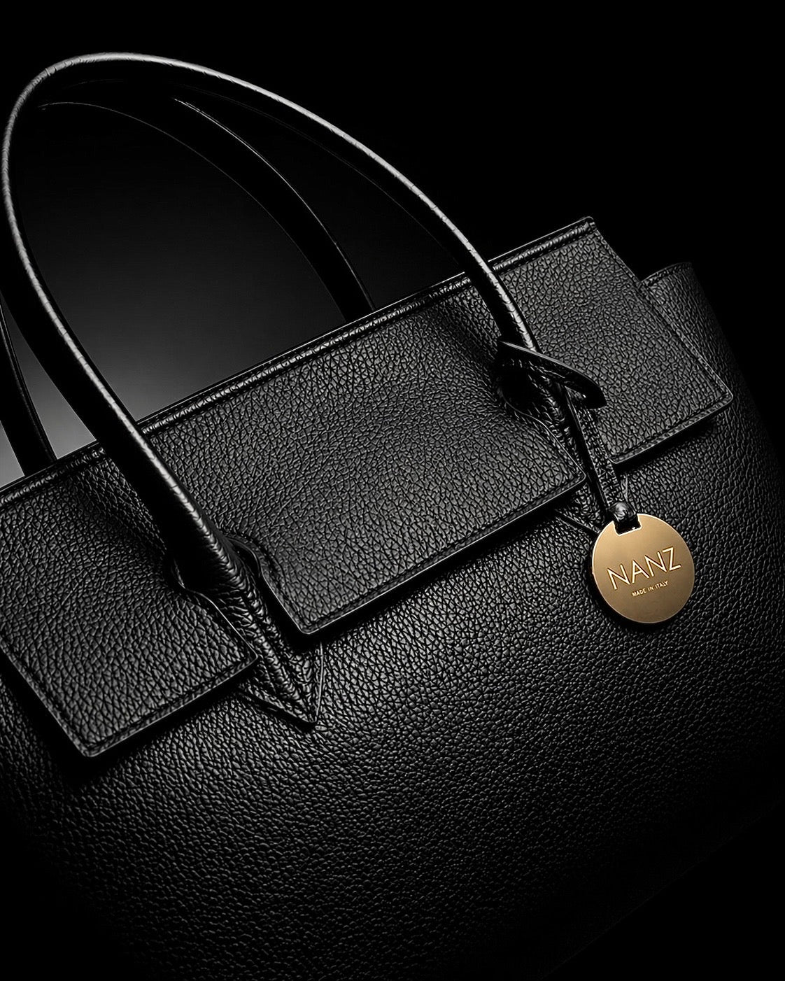 NANZ Panache Classic Black Bag