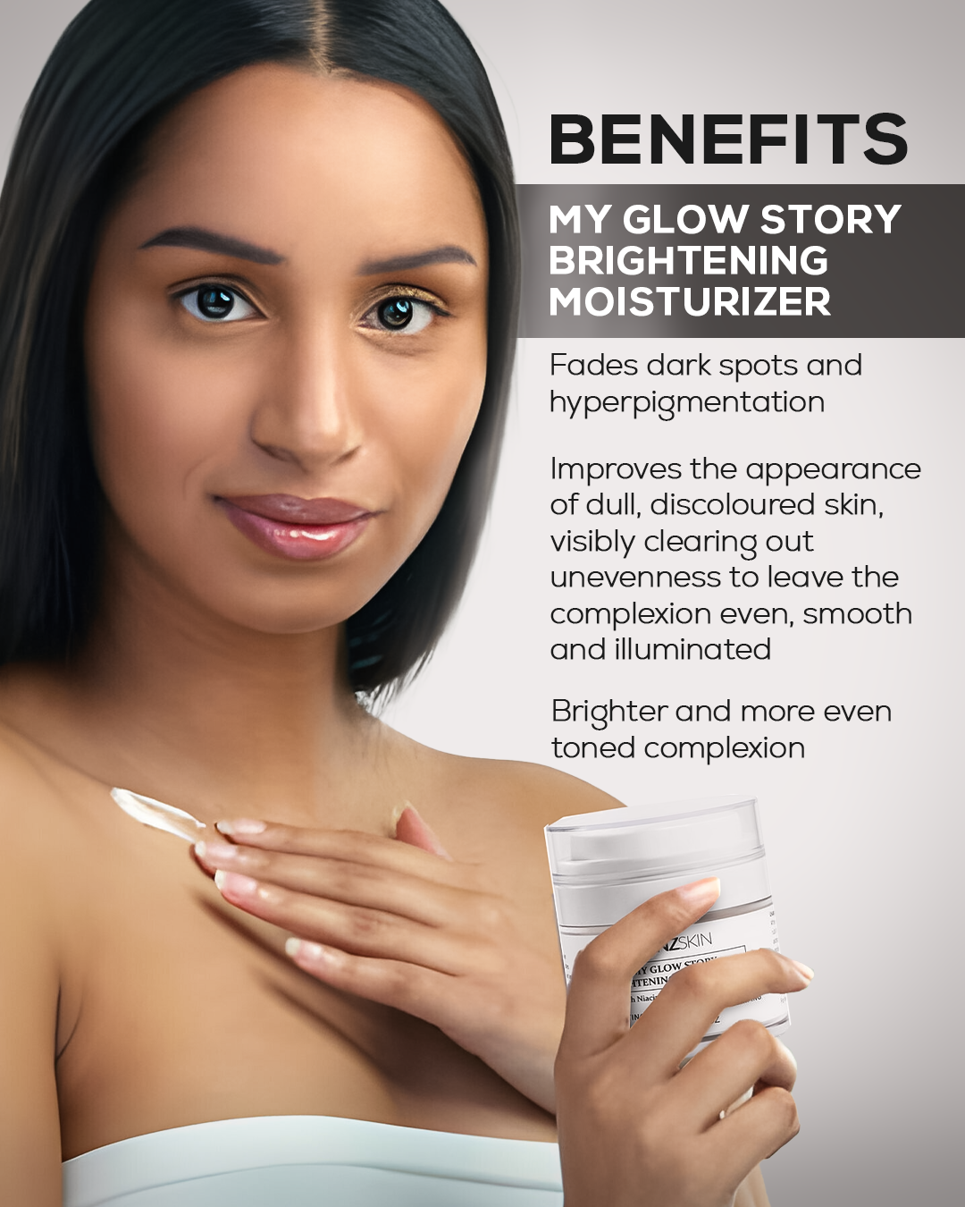 NANZSKIN My Glow Story Brightening Moisturiser