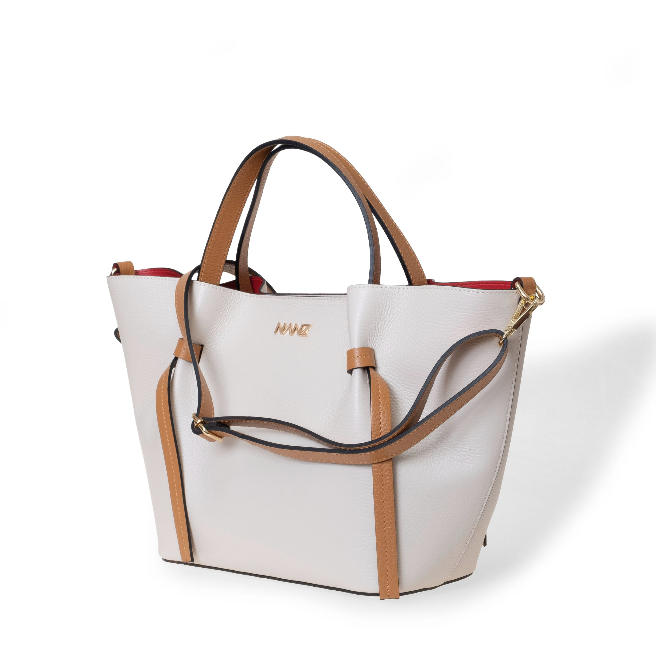 NANZ Élodie Handbag In Biege