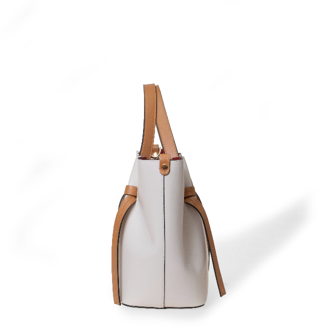 NANZ Élodie Handbag In Biege