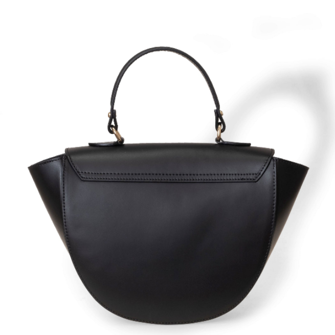 NANZ Lucella Sculpture Handbag - Black