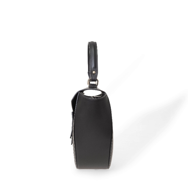 NANZ Lucella Sculpture Handbag - Black