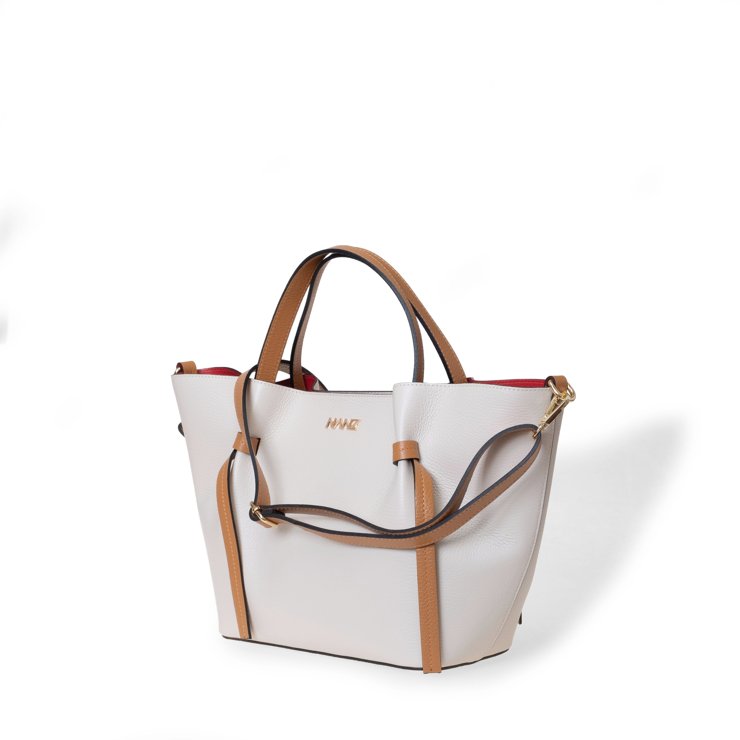 NANZ Élodie Handbag In Biege