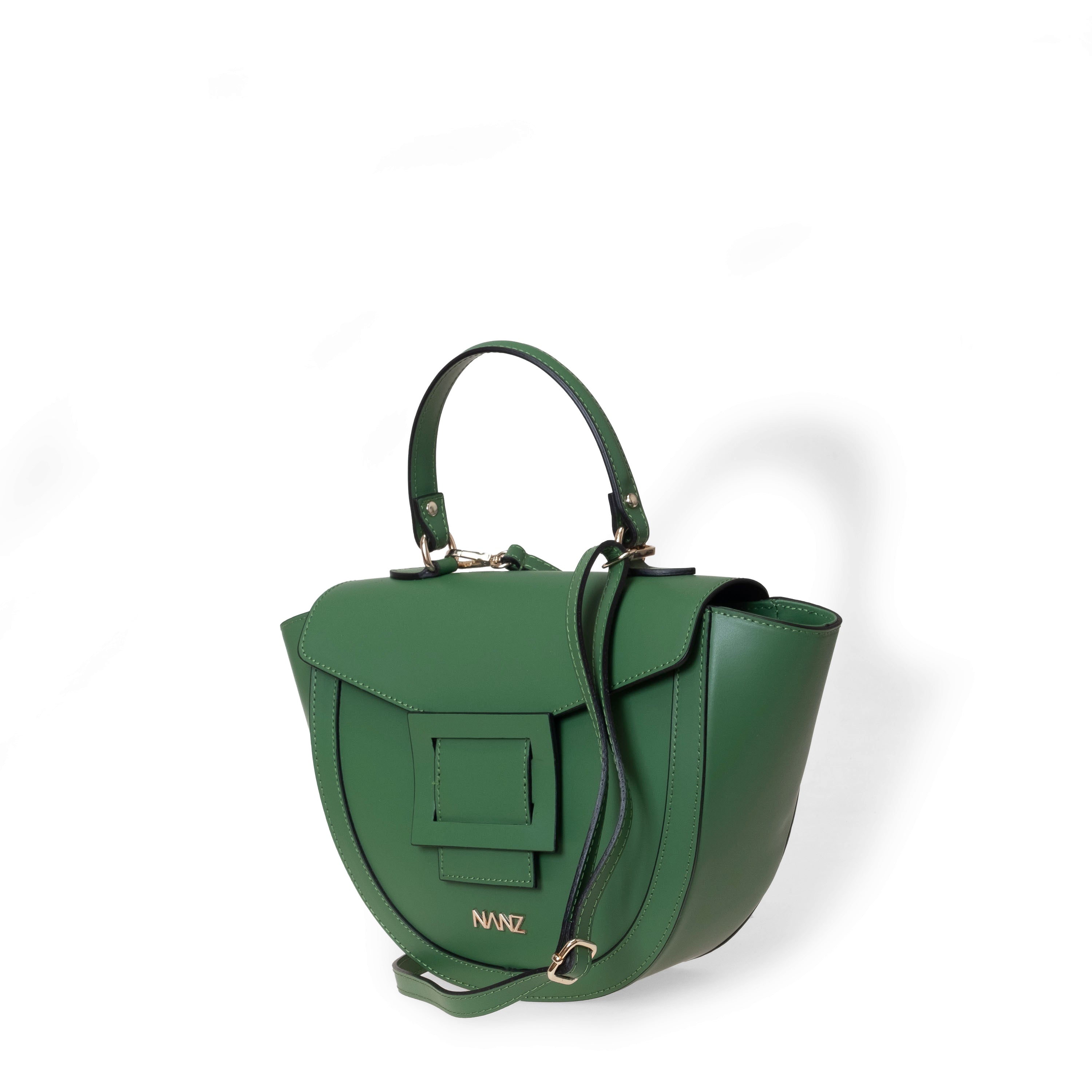 NANZ Lucella Sculpture Handbag - Green