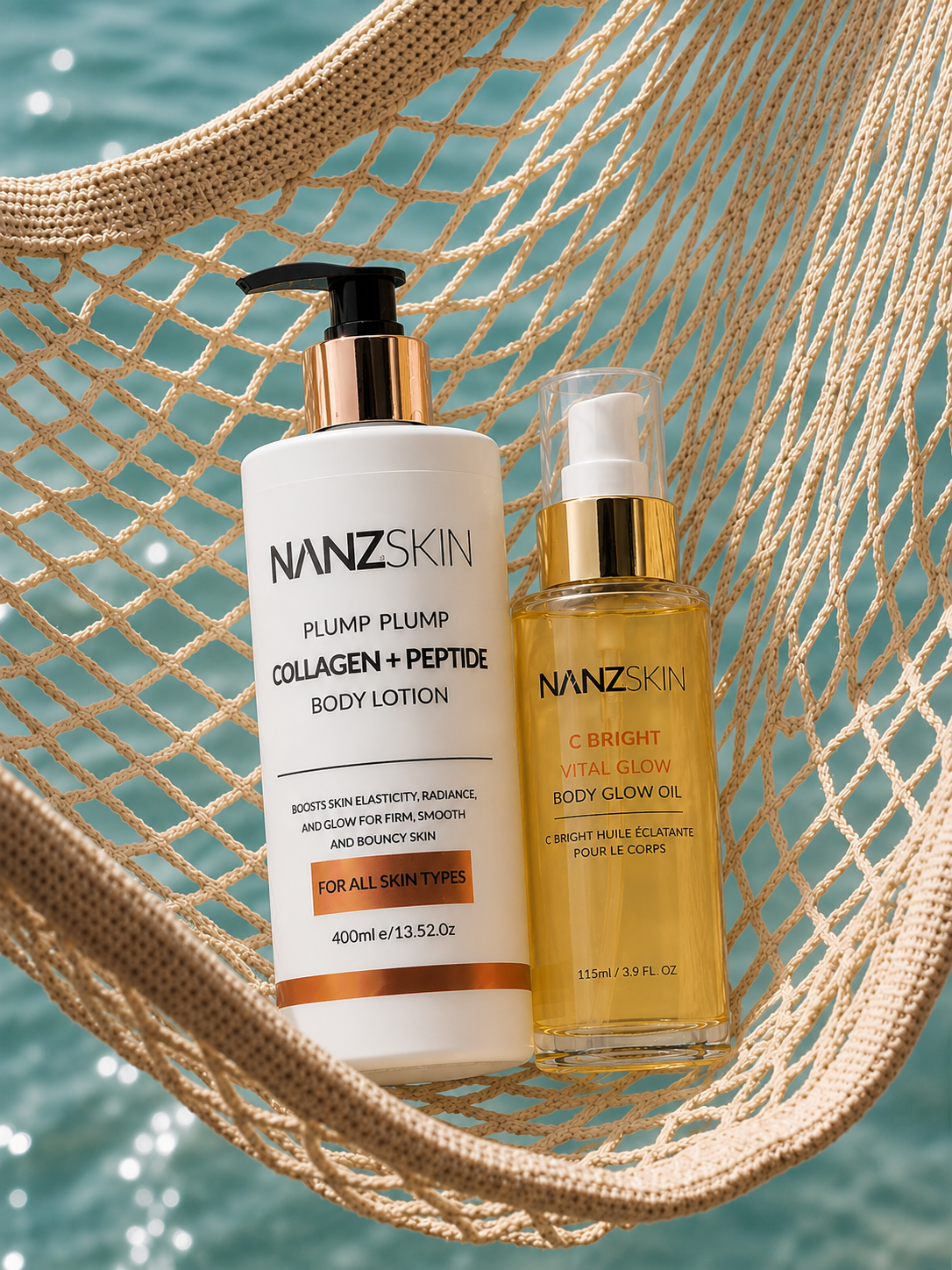 NANZSKIN C Bright Revitaliserende Body Glow Olie