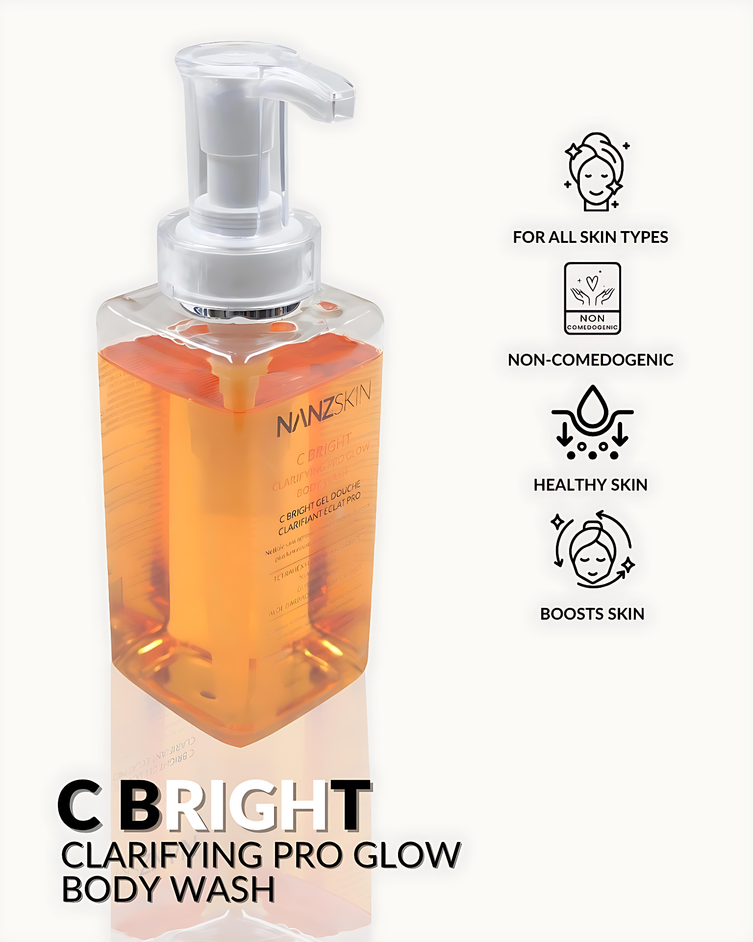 C BRIGHT Clarifying Pro Glow Body Wash