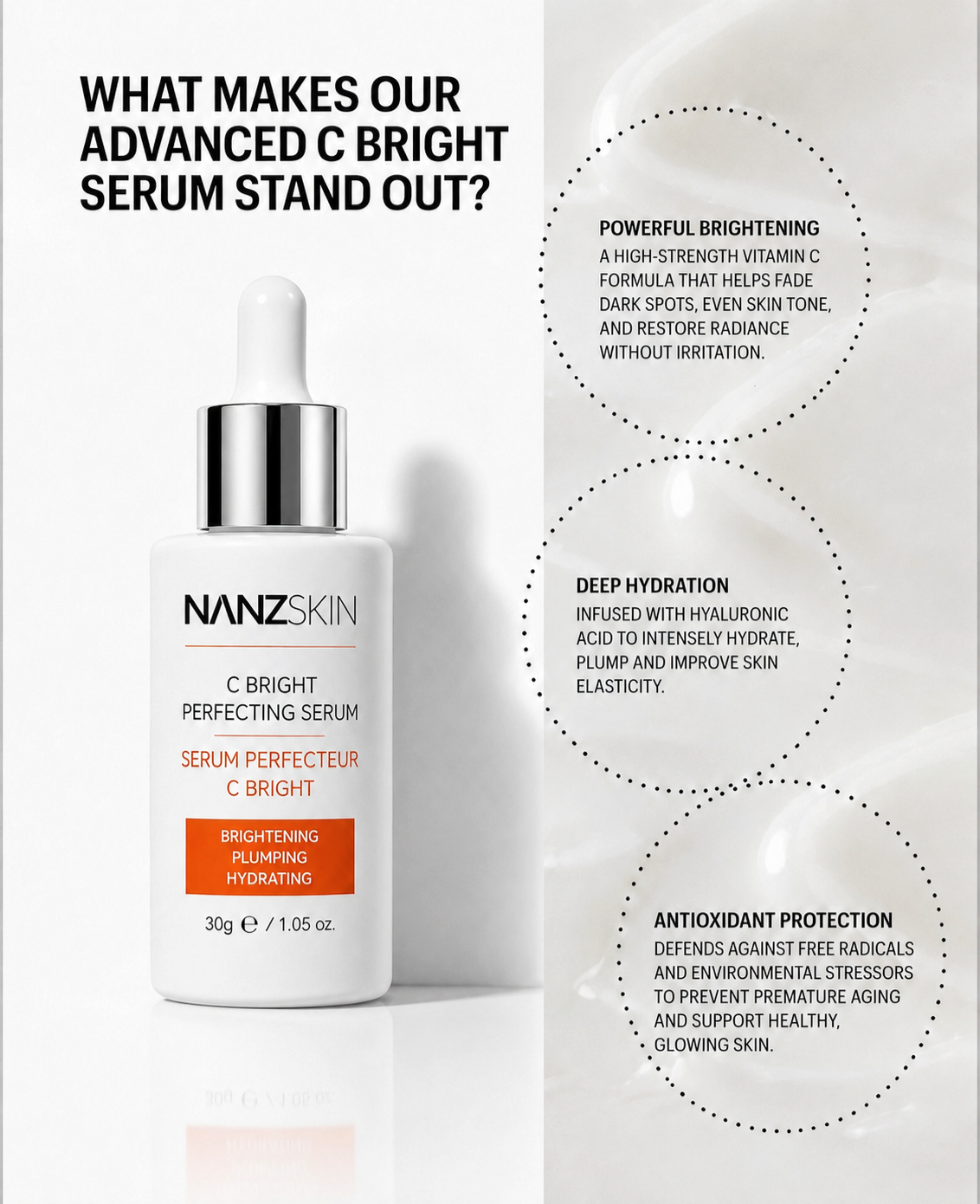 NANZSKIN c helder perfectionerend serum