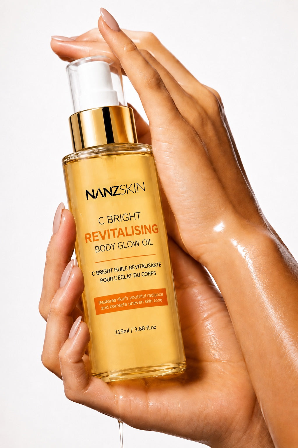 NANZSKIN C Bright Revitalising Body Glow Oil