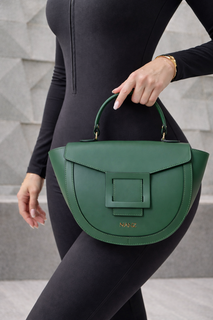 NANZ Lucella Sculpture Handbag - Green
