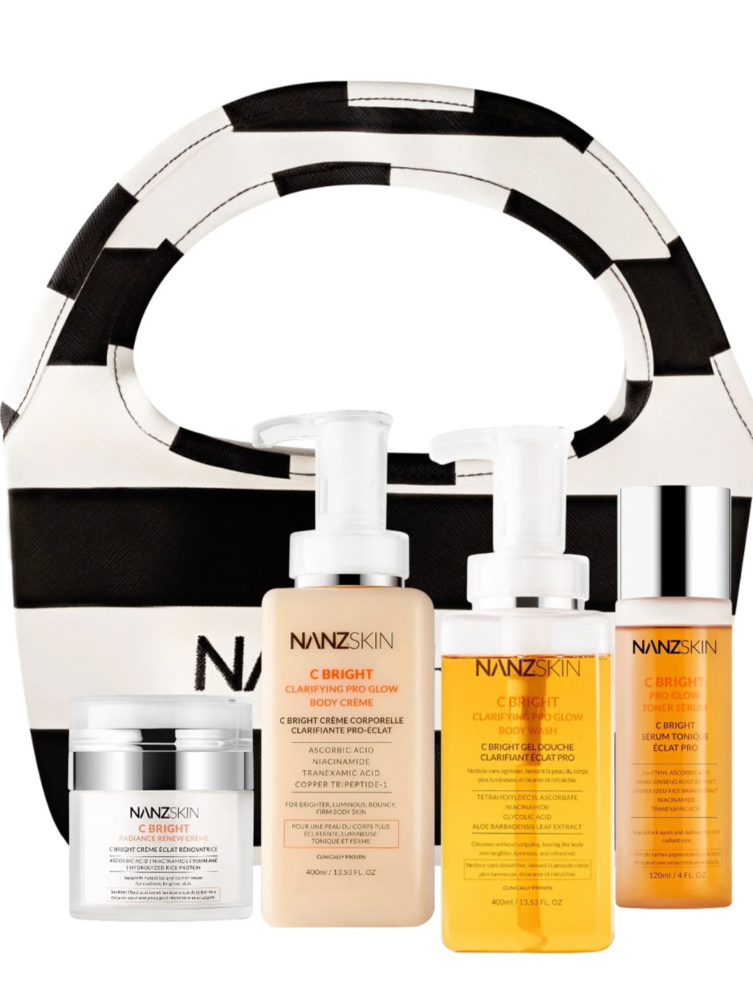 C BRIGHT BUNDLE. 1 WEEK TO BRIGHTER RADIANT SKIN (FACE / BODY)