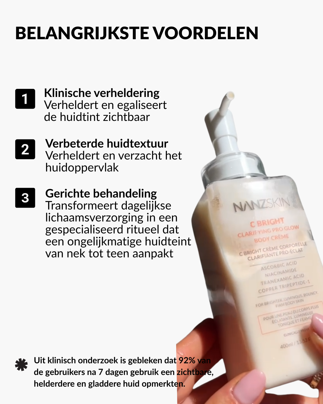 C BRIGHT Clarifying Pro Glow Body Crème