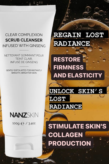 NANZSKIN heldere teint zachte scrub reiniger