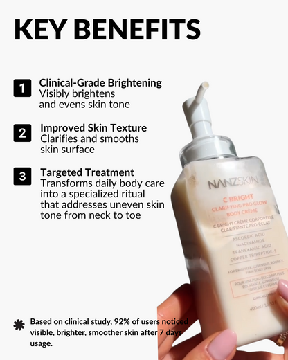 C BRIGHT Clarifying Pro Glow Body Crème