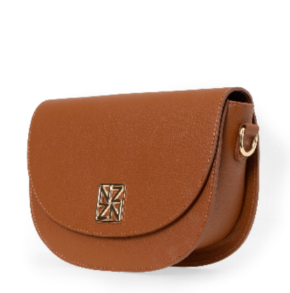NANZ Allegra Iconic Crossbody Handbag - Tan
