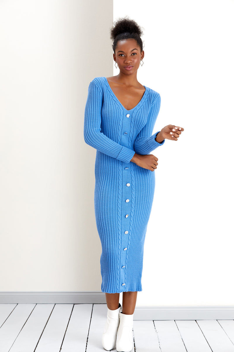 NANZ Isabelle Knitted Midi Dress