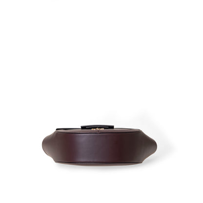 NANZ Lucella Sculpture Handbag -  Burgundy