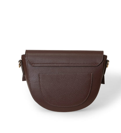 NANZ Camilla Heritage Crossbody Handbag - Brown