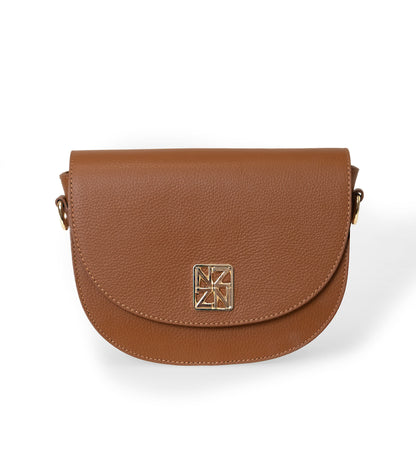 NANZ Allegra Iconic Crossbody Handbag - Tan