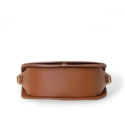 NANZ Allegra Iconic Crossbody Handbag - Tan