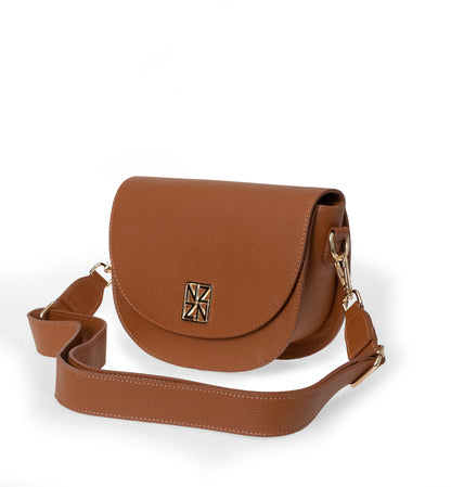 NANZ Allegra Iconic Crossbody Handbag - Tan
