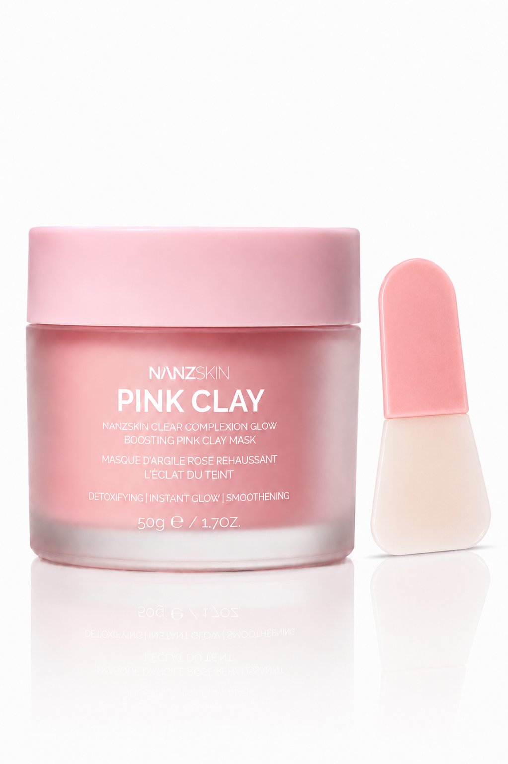 NANZSKIN Clear Complexion Glow Boosting Roze Kleimasker