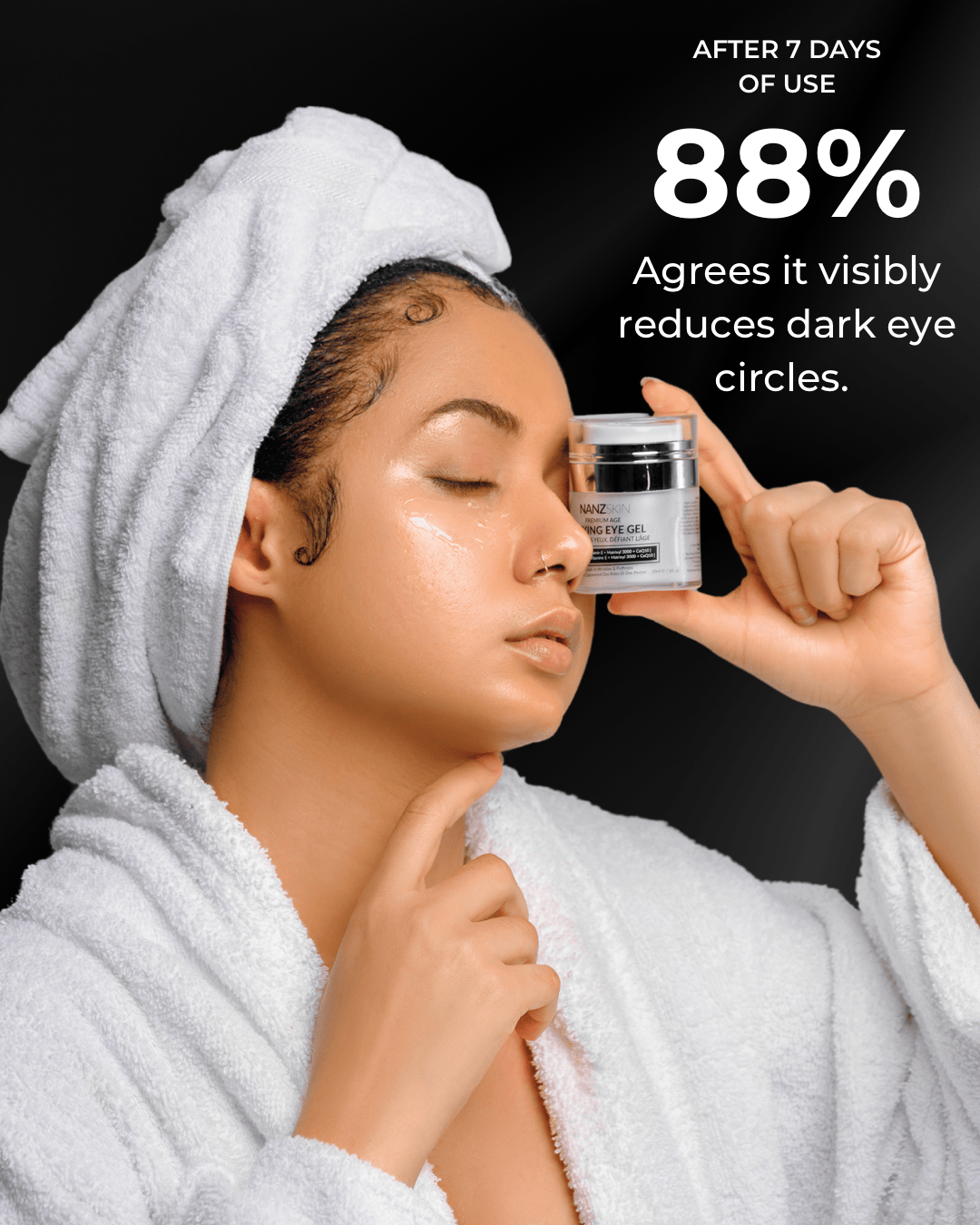 Gel pour les yeux anti-âge de qualité supérieure NANZSKIN