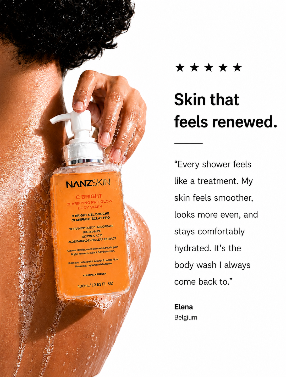 C BRIGHT Clarifying Pro Glow Body Wash