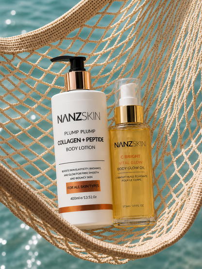 NANZSKIN C Bright Revitaliserende Body Glow Olie
