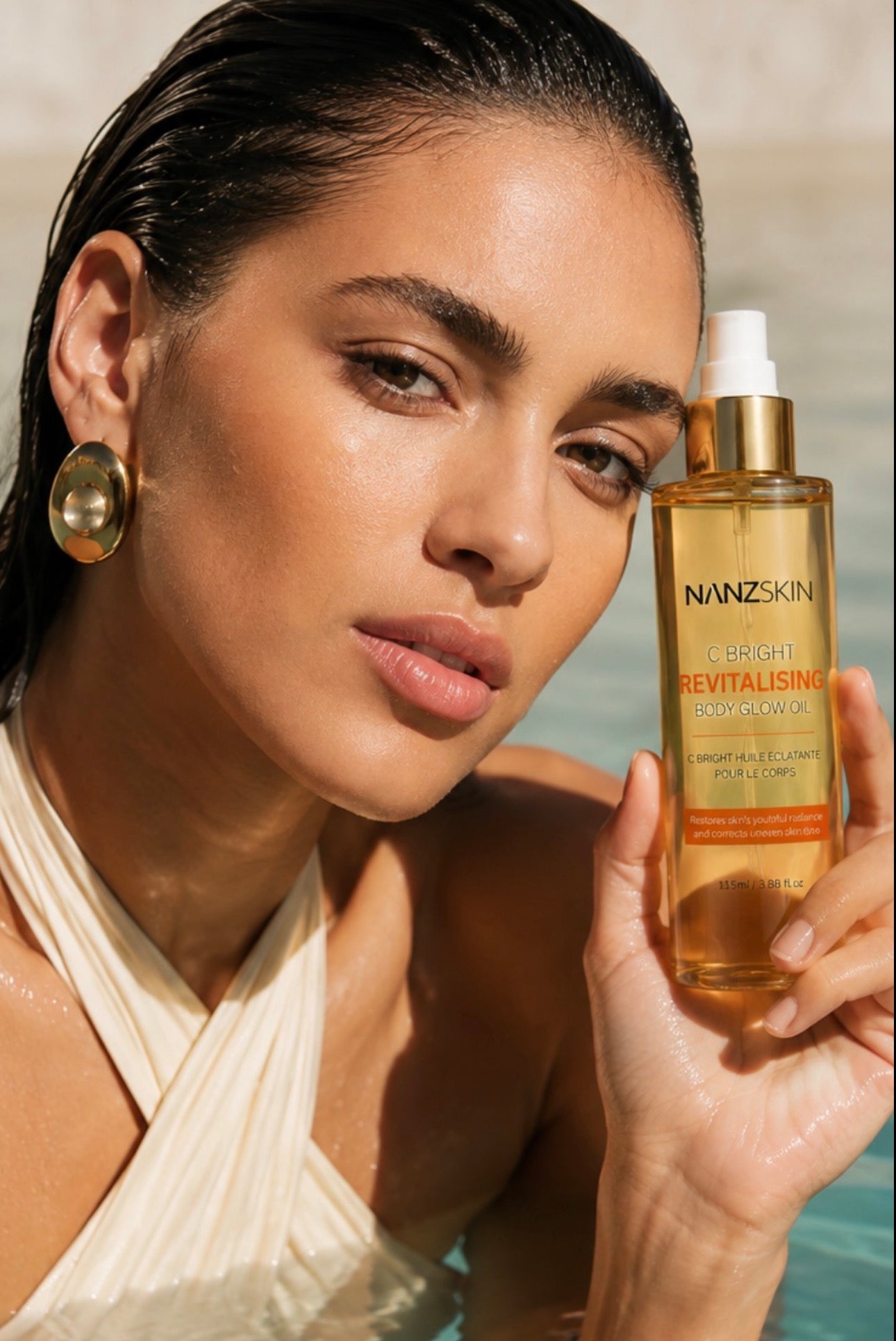 NANZSKIN C Bright Revitaliserende Body Glow Olie
