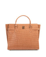 NANZ MAJESTÉ MAXI TOTE HANDBAG - TAN