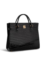 NANZ  MAJESTÉ MAXI TOTE HANDBAG - BLACK