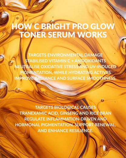 NANZSKIN C BRIGHT PRO GLOW TONER SERUM