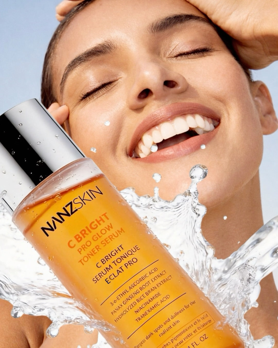 NANZSKIN C BRIGHT PRO GLOW TONER SERUM