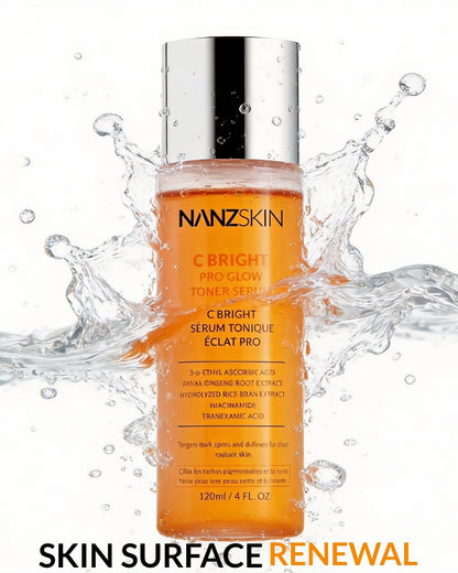 NANZSKIN C BRIGHT PRO GLOW TONER SERUM