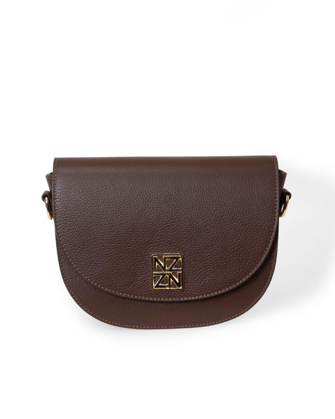 NANZ Allegra Iconic Crossbody Handbag - Brown