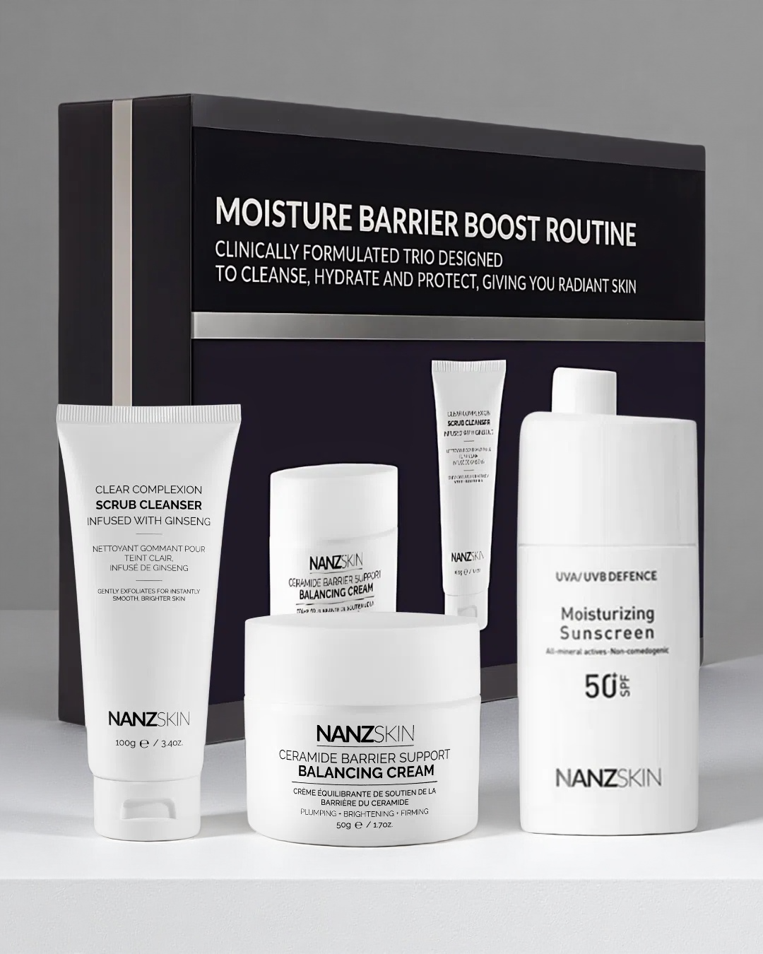 NANZSKIN Moisture Barrier Boost Routine Bundle