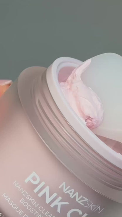 NANZSKIN Clear Complexion Glow Boosting Pink Clay Mask