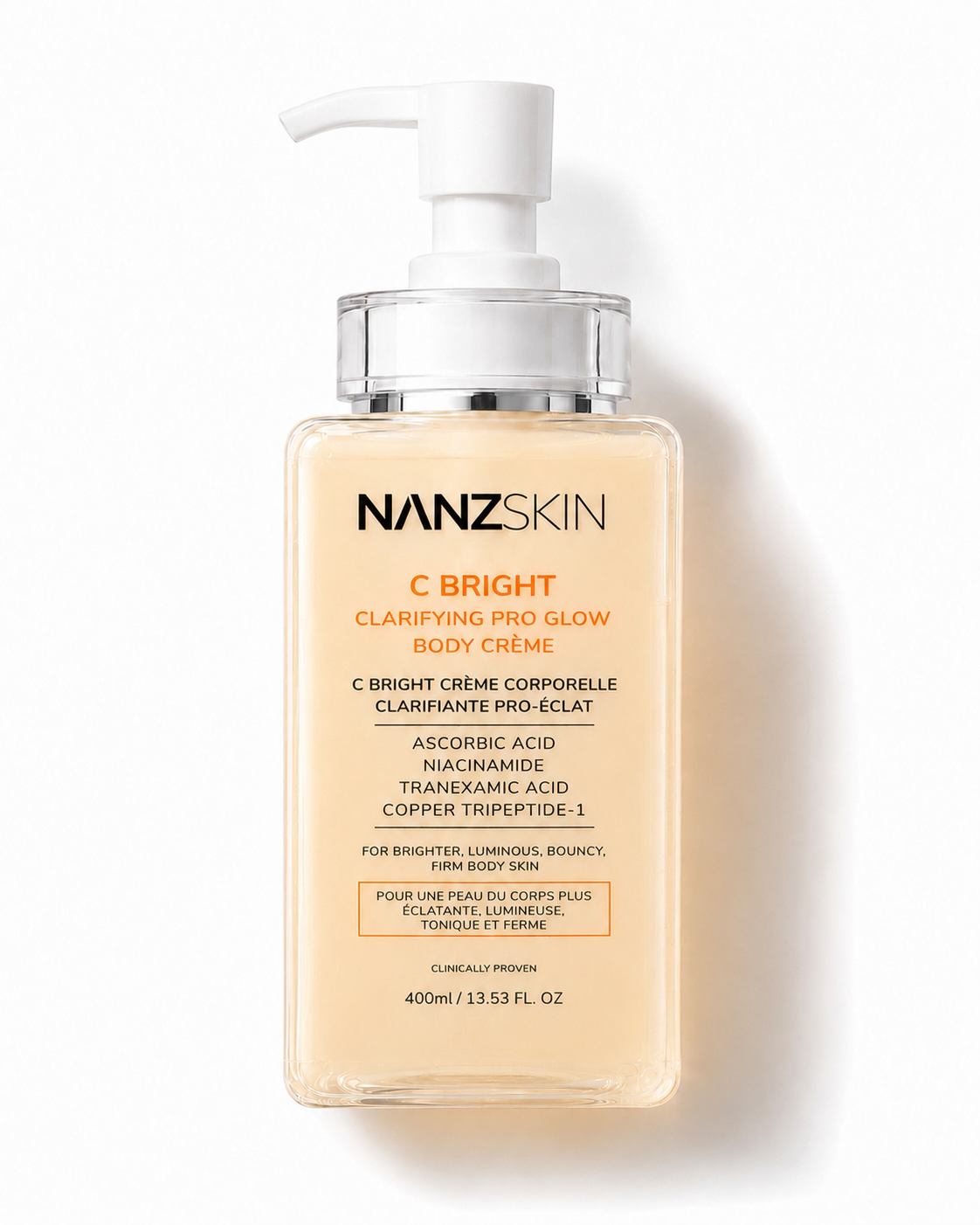 NANZSKIN C BRIGHT Clarifying Pro Glow Body Crème