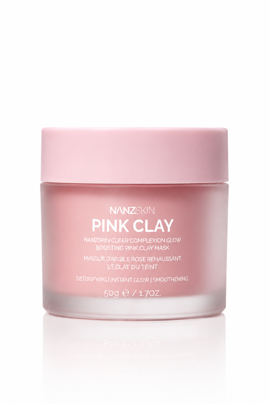 NANZSKIN Clear Complexion Glow Boosting Roze Kleimasker