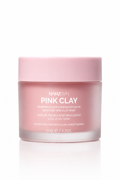 NANZSKIN Clear Complexion Glow Boosting Roze Kleimasker