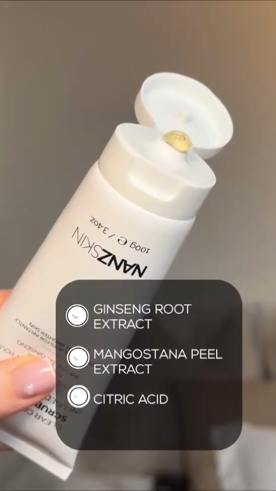 NANZSKIN Clear Complexion Gentle Scrub Cleanser