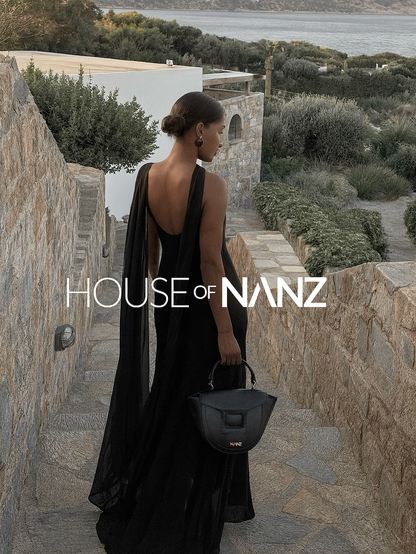 NANZ Lucella Sculpture Handbag - Black