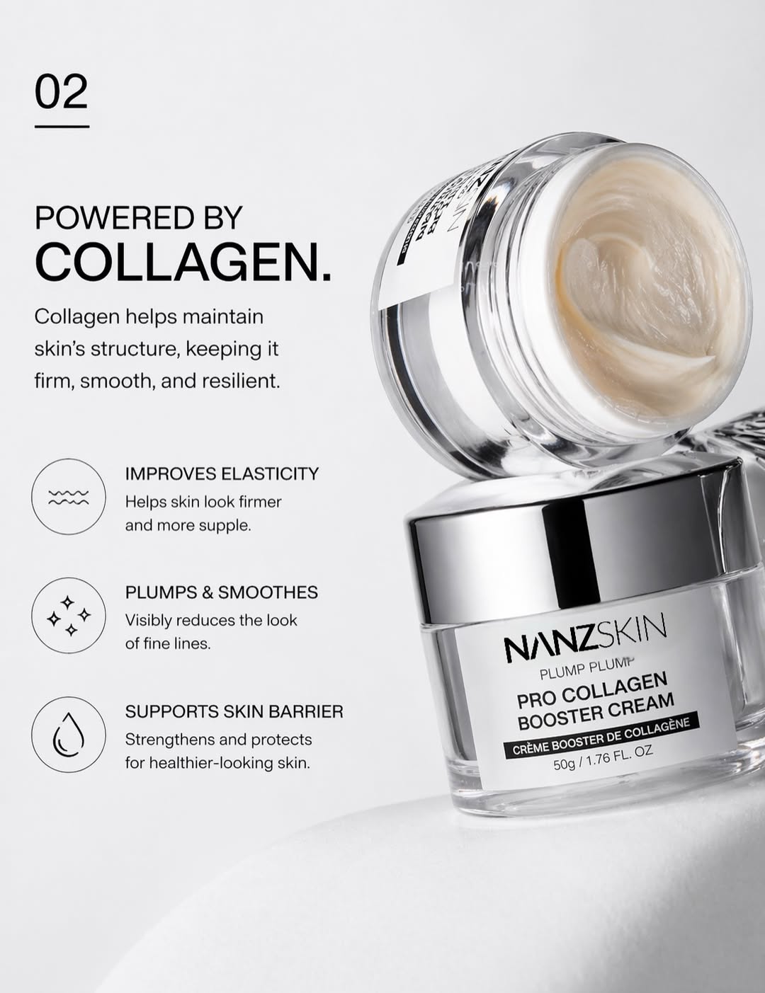 NANZSKIN Plump Plump Pro Collagen Booster Cream