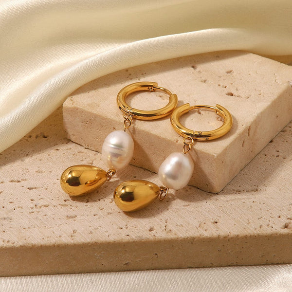 Boucles d'oreilles à maillons triples