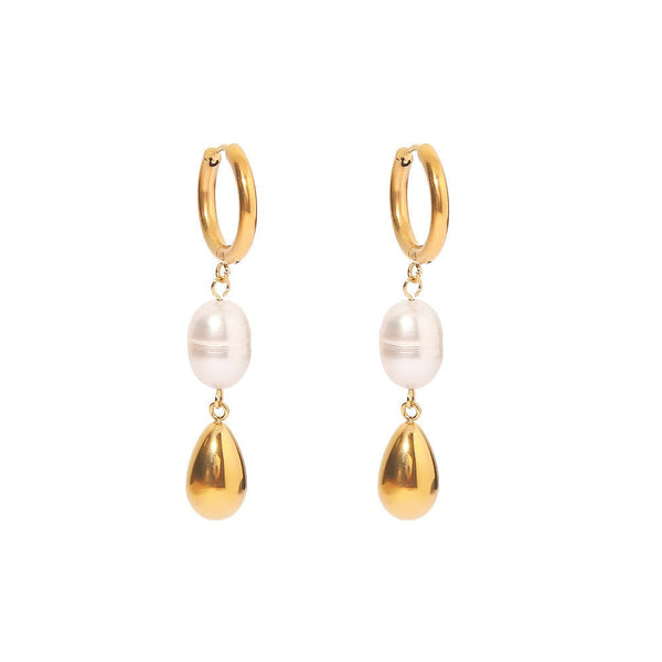 Boucles d'oreilles à maillons triples